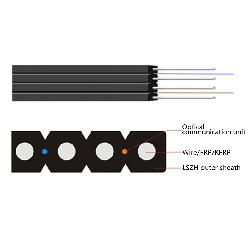 FTTH Double Butterfly Optical Cable